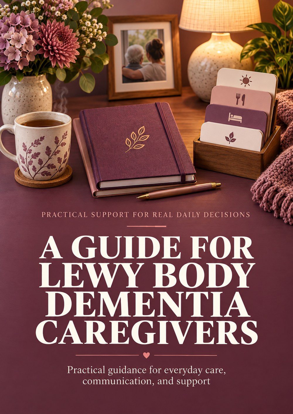 A GUIDE FOR LEWY BODY DEMENTIA CAREGIVERS Practical guidance for everyday care, communication, and support PRACTICAL SUPPORT FOR REAL DAILY DECISIONS cover