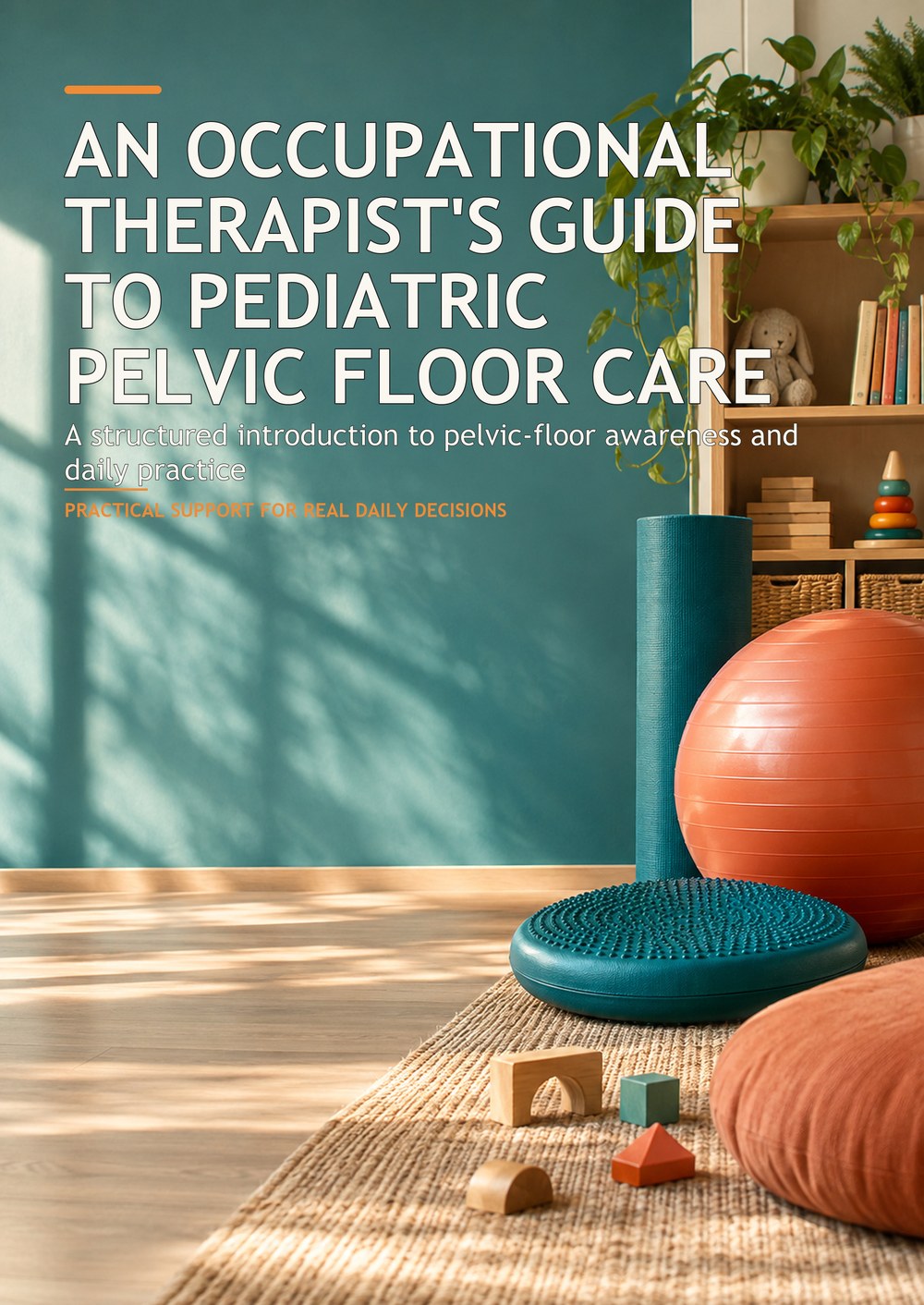 AN OCCUPATIONAL THERAPIST'S GUIDE TO PEDIATRIC PELVIC FLOOR CARE A structured introduction to pelvic-floor awareness and daily practice PRACTICAL SUPPORT FOR REAL DAILY DECISIONS cover