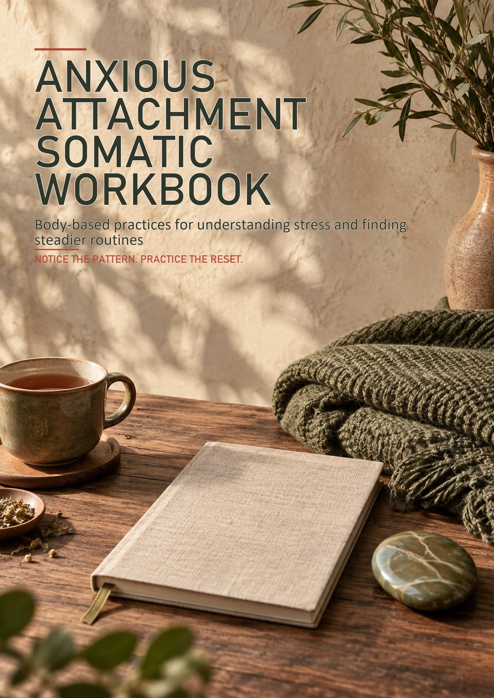ANXIOUS ATTACHMENT SOMATIC WORKBOOK Body-based practices for understanding stress and finding steadier routines NOTICE THE PATTERN. PRACTICE THE RESET. cover