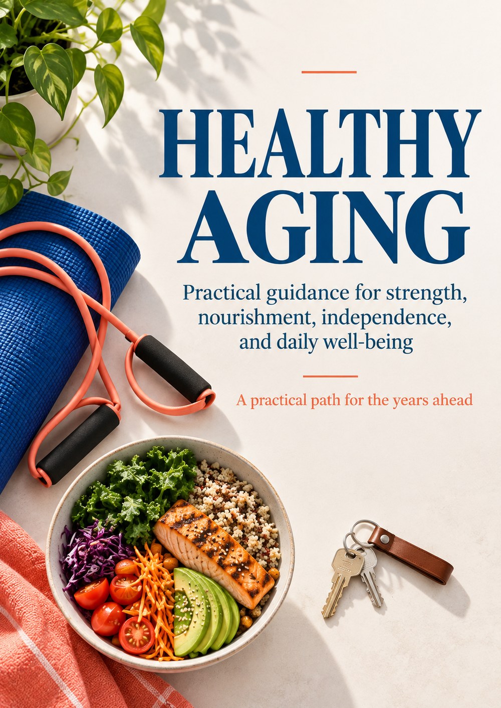 HEALTHY AGING Practical guidance for strength, nourishment, independence, and daily well-being A PRACTICAL PATH FOR THE YEARS AHEAD cover