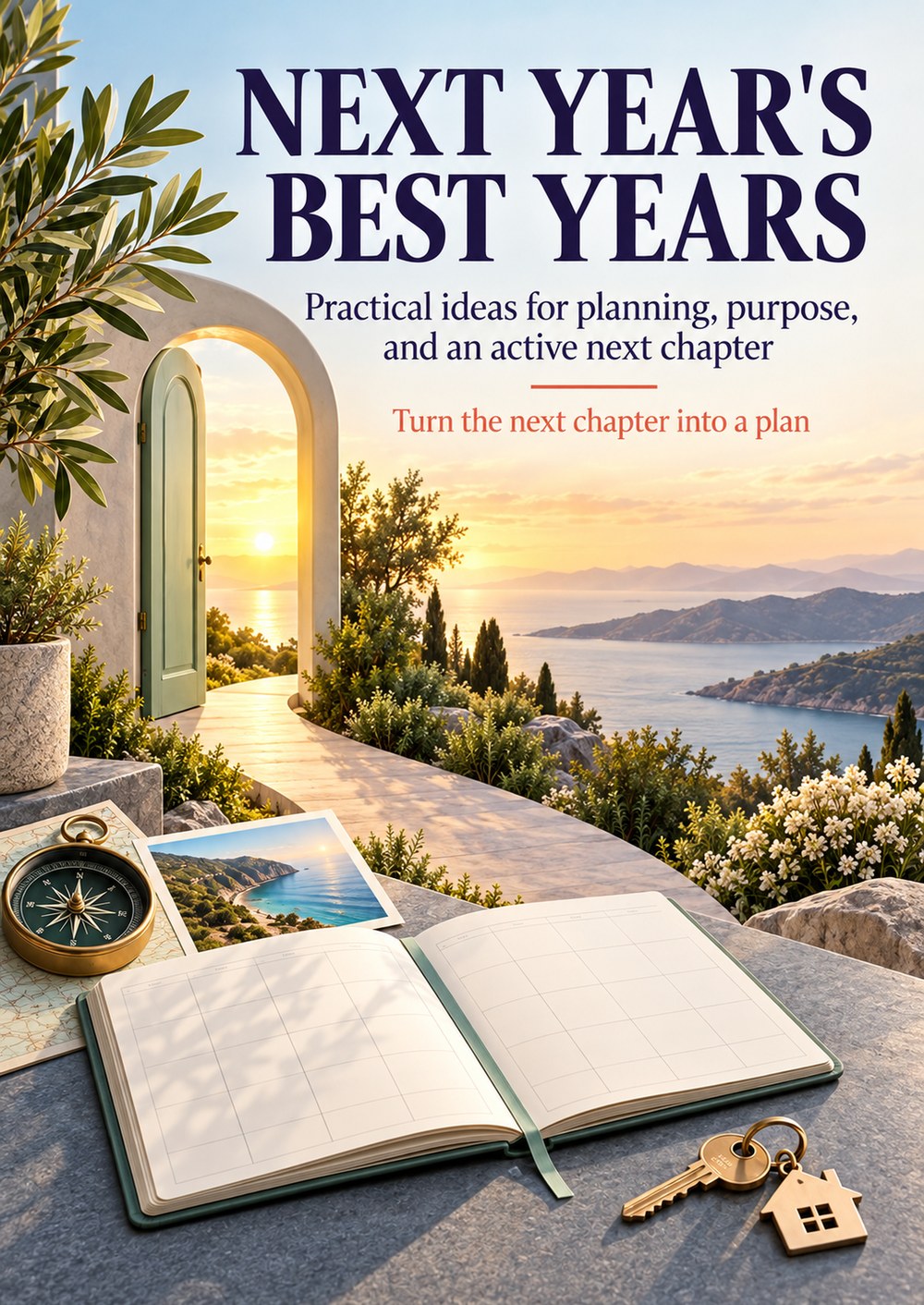 NEXT YEAR'S BEST YEARS Practical ideas for planning, purpose, and an active next chapter TURN THE NEXT CHAPTER INTO A PLAN cover