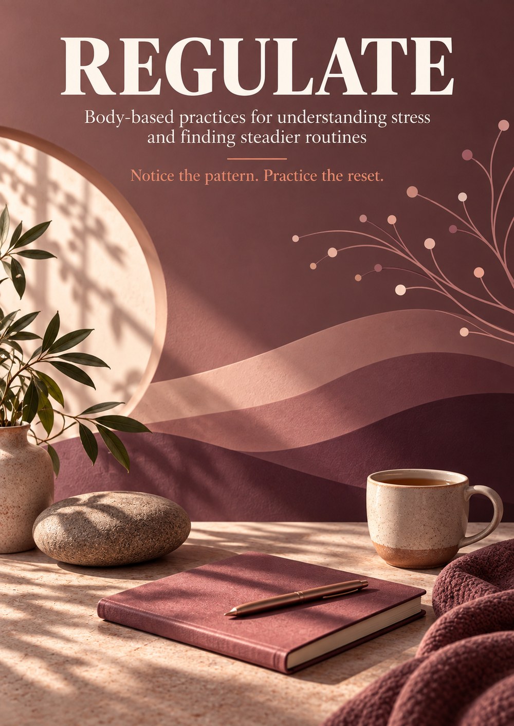REGULATE Body-based practices for understanding stress and finding steadier routines NOTICE THE PATTERN. PRACTICE THE RESET. cover