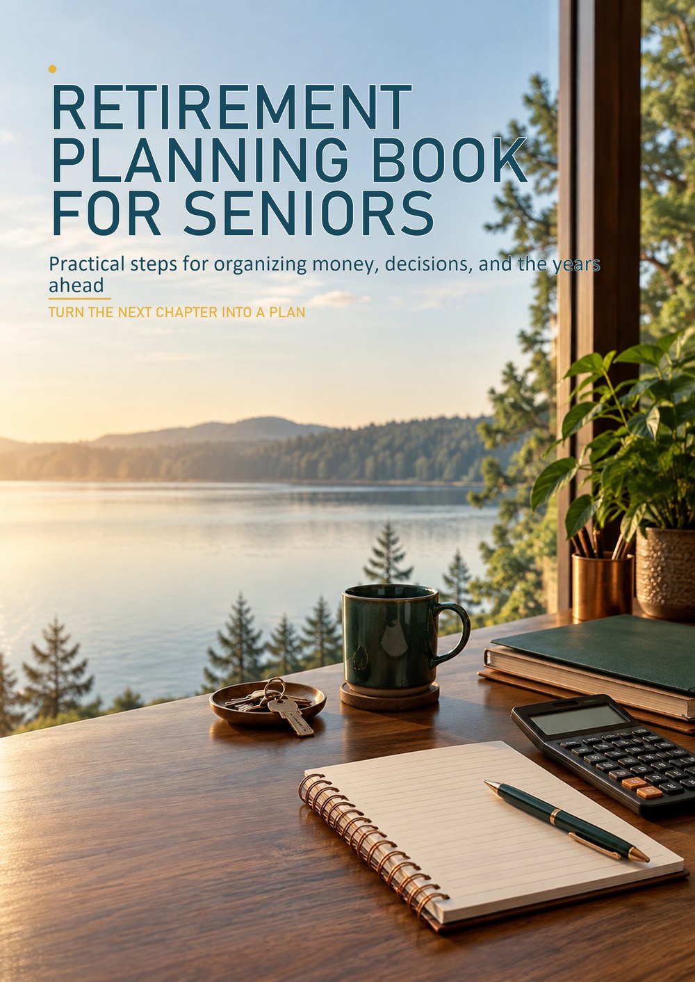 RETIREMENT PLANNING BOOK FOR SENIORS Practical steps for organizing money, decisions, and the years ahead TURN THE NEXT CHAPTER INTO A PLAN cover
