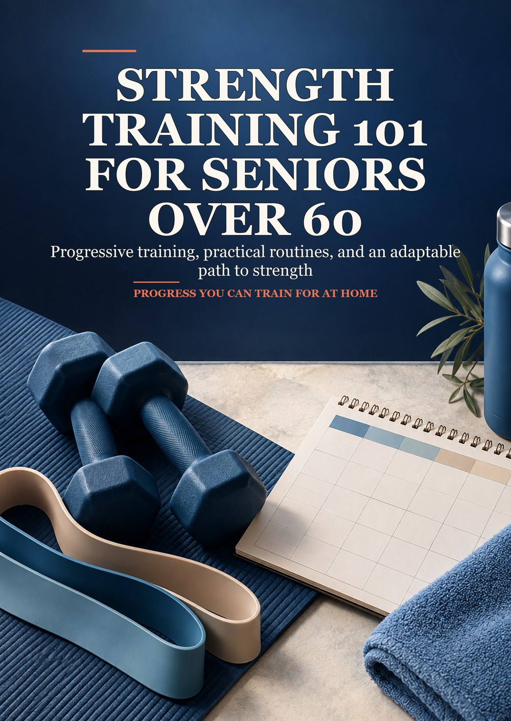 STRENGTH TRAINING 101 FOR SENIORS OVER 60 Progressive training, practical routines, and an adaptable path to strength PROGRESS YOU CAN TRAIN FOR AT HOME cover