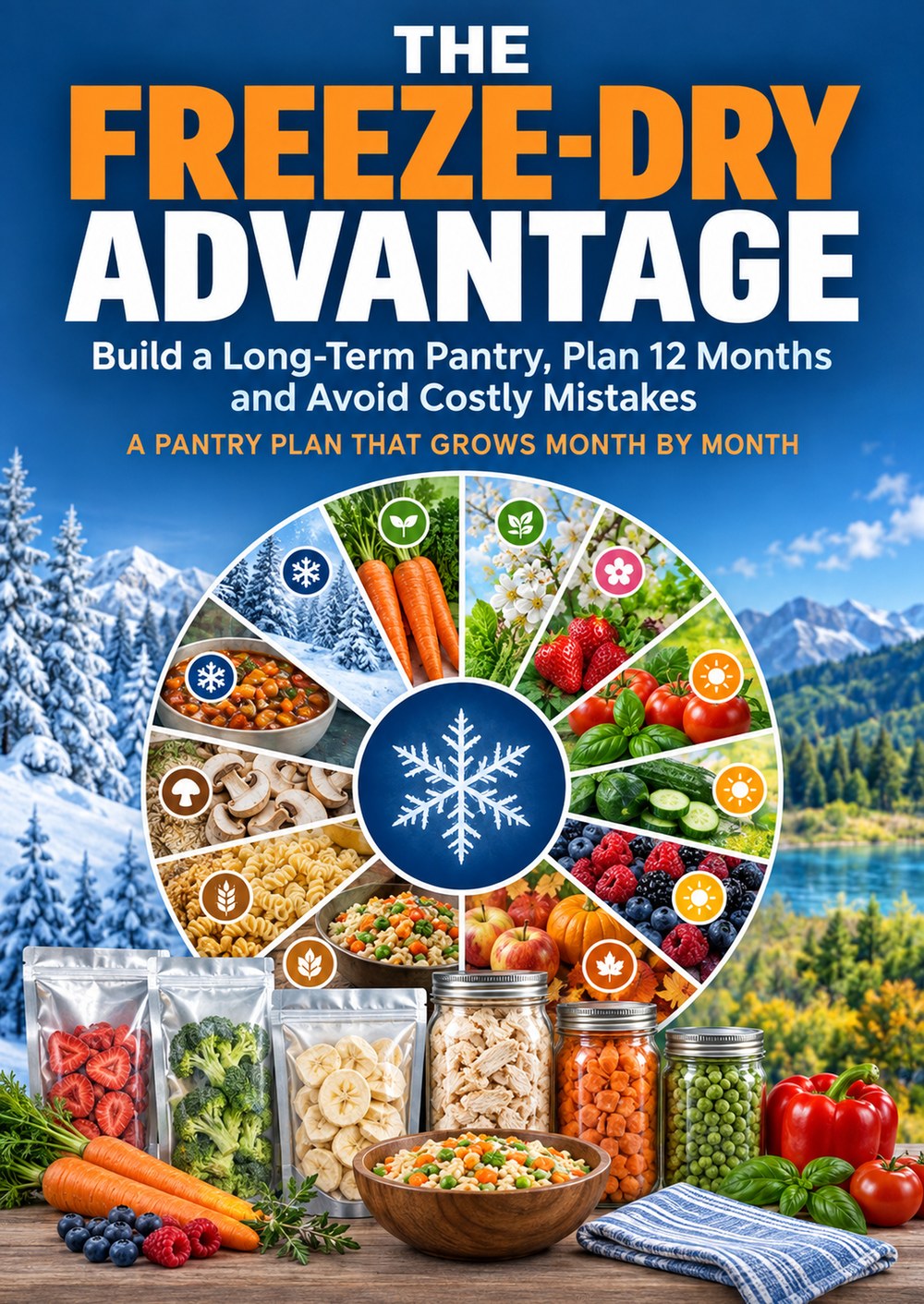 THE FREEZE-DRY ADVANTAGE Build a Long-Term Pantry, Plan 12 Months and Avoid Costly Mistakes A PANTRY PLAN THAT GROWS MONTH BY MONTH cover
