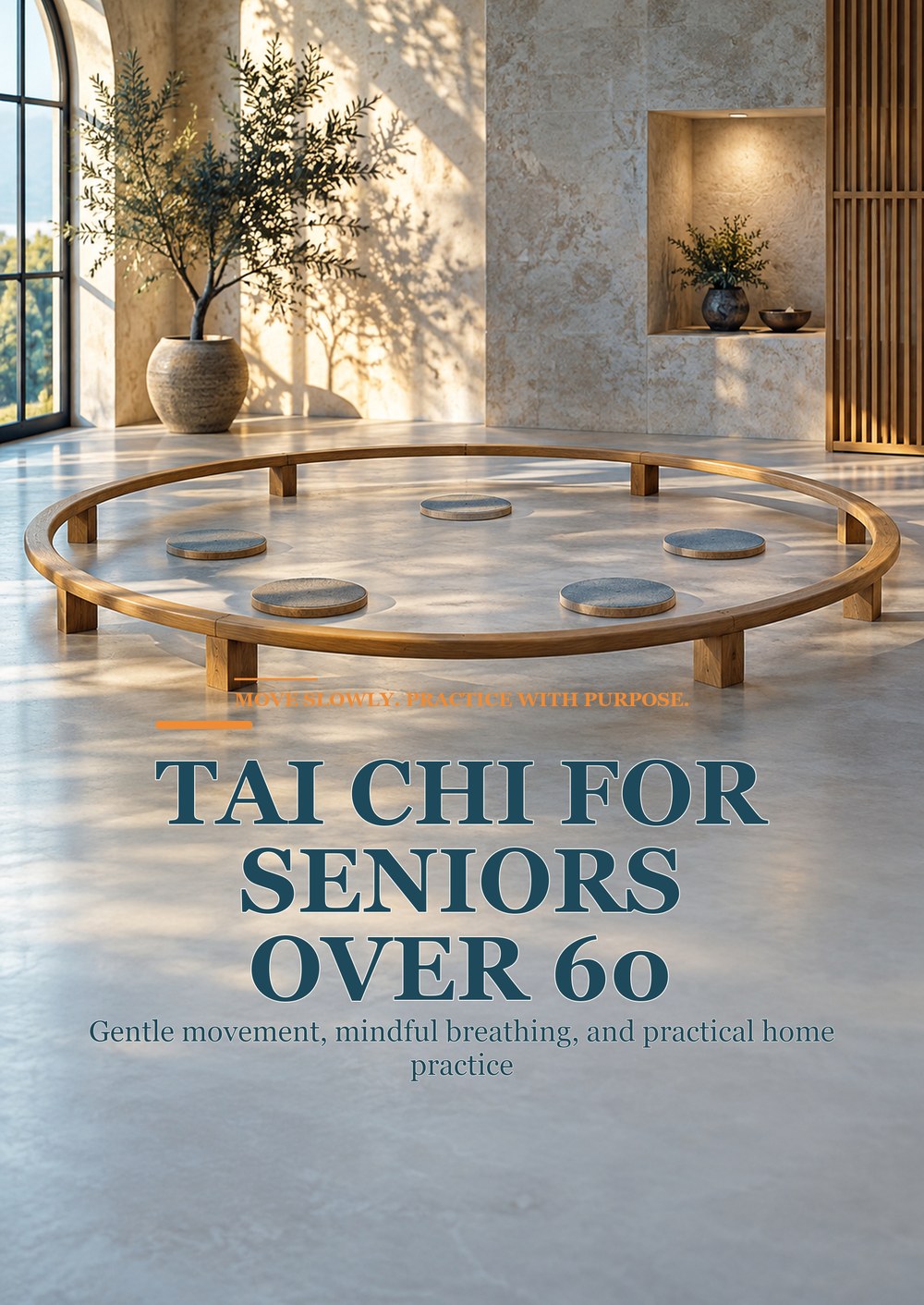 TAI CHI FOR SENIORS OVER 60 Gentle movement, mindful breathing, and practical home practice MOVE SLOWLY. PRACTICE WITH PURPOSE. cover