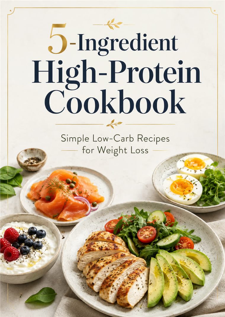 5-Ingredient High-Protein Cookbook cover
