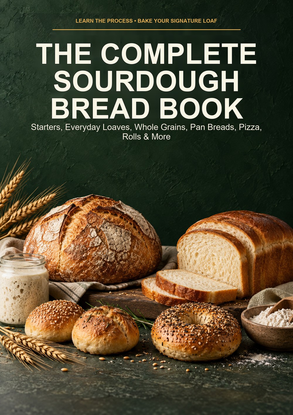 THE COMPLETE SOURDOUGH BREAD BOOK Starters, Everyday Loaves, Whole Grains, Pan Breads, Pizza, Rolls & More LEARN THE PROCESS • BAKE YOUR SIGNATURE LOAF cover