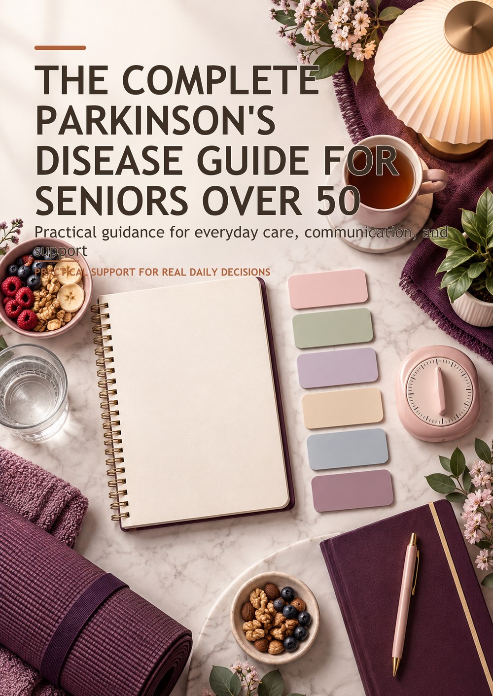 THE COMPLETE PARKINSON'S DISEASE GUIDE FOR SENIORS OVER 50 Practical guidance for everyday care, communication, and support PRACTICAL SUPPORT FOR REAL DAILY DECISIONS cover