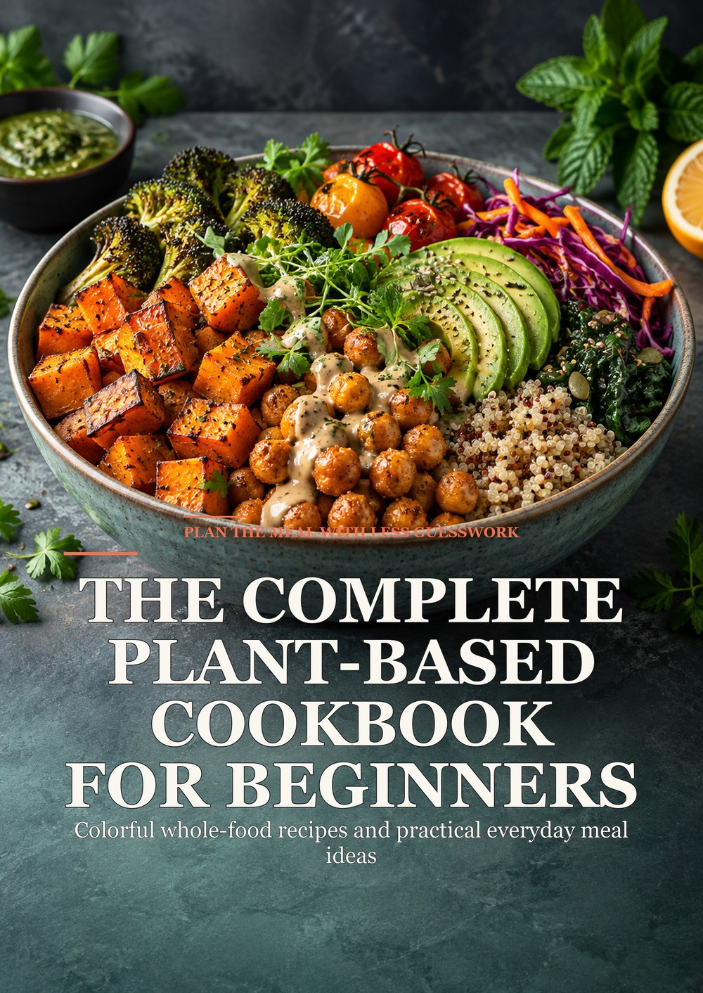 THE COMPLETE PLANT-BASED COOKBOOK FOR BEGINNERS Colorful whole-food recipes and practical everyday meal ideas PLAN THE MEAL WITH LESS GUESSWORK cover