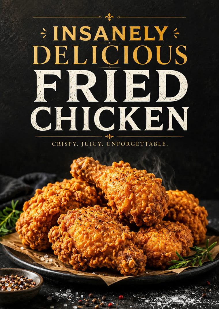 Insanely Delicious Fried Chicken cover