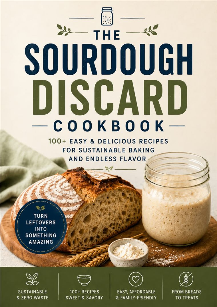 The Sourdough Discard Cookbook cover