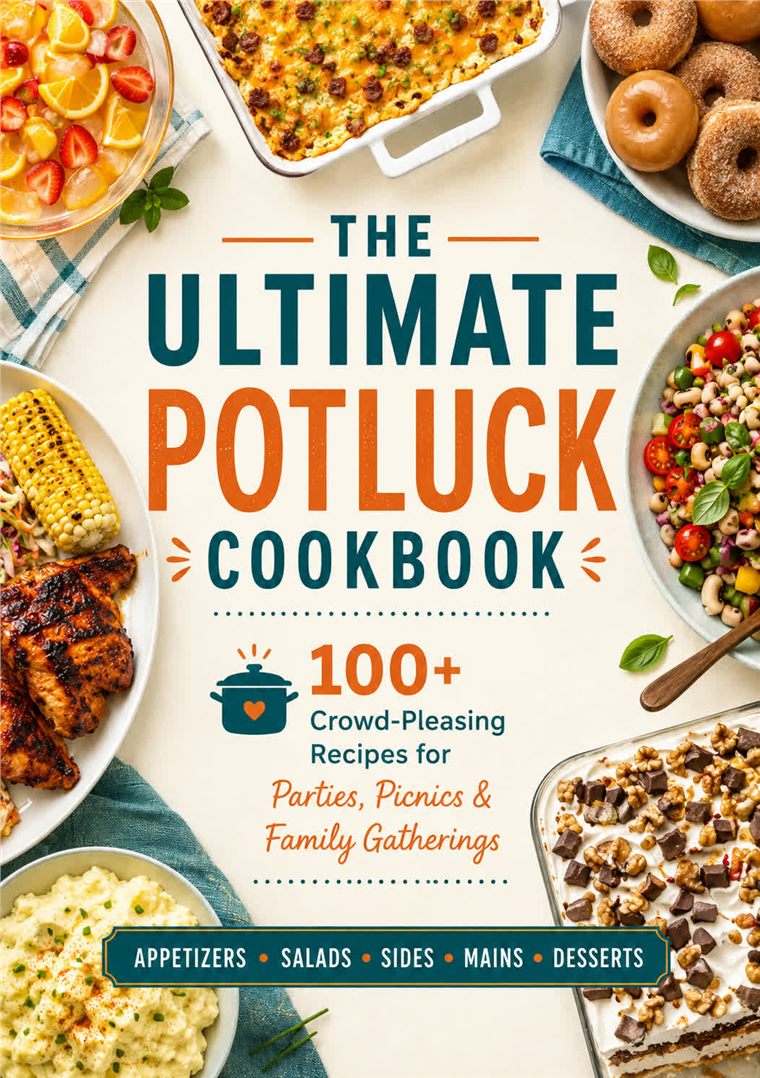 The Ultimate Potluck Cookbook cover