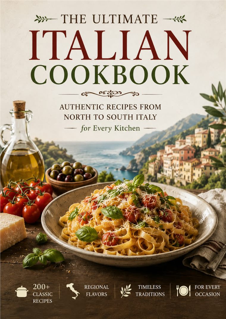 The Ultimate Italian Cookbook cover
