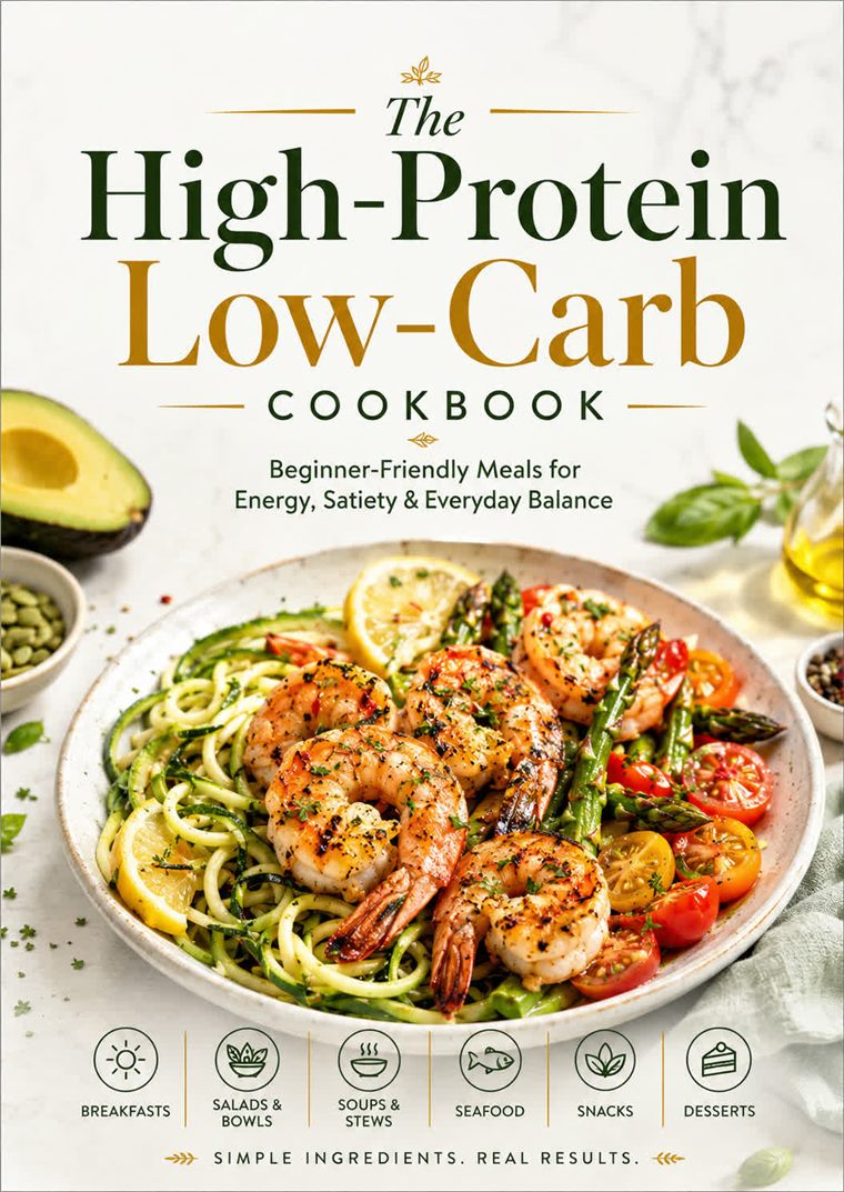 The High-Protein Low-Carb Cookbook cover