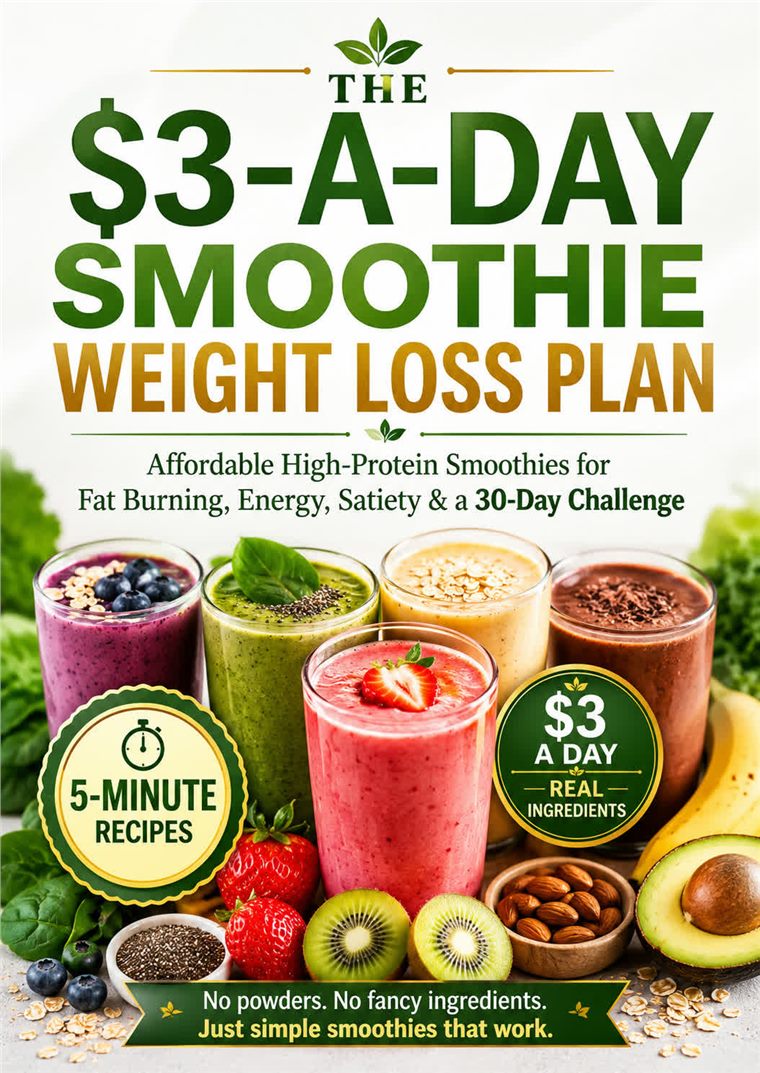 $3-A-Day Smoothie Weight Loss Plan cover