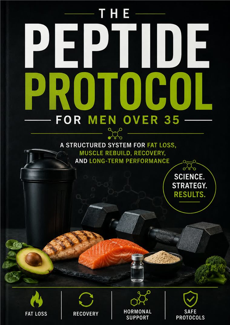 The Peptide Protocol for Men Over 35 cover