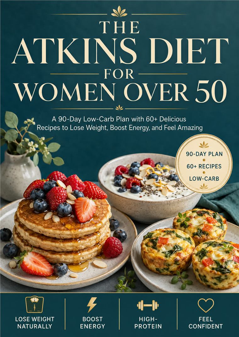 The Atkins Diet for Women Over 50 cover