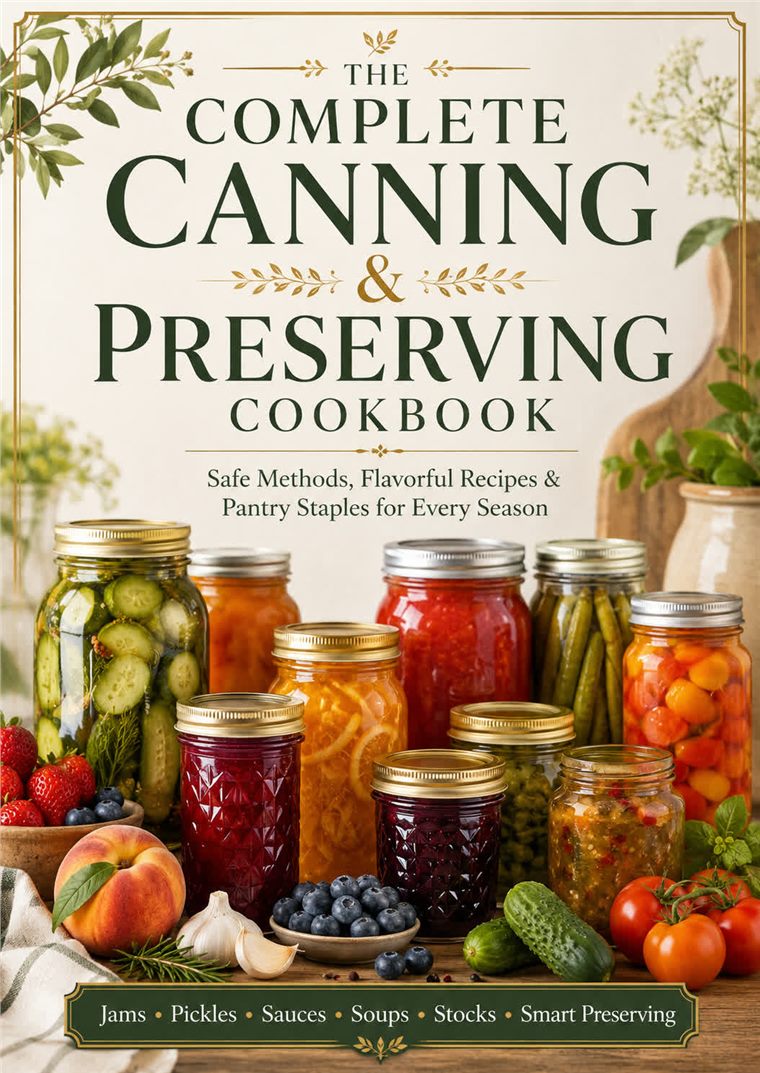 The Complete Canning & Preserving Cookbook cover